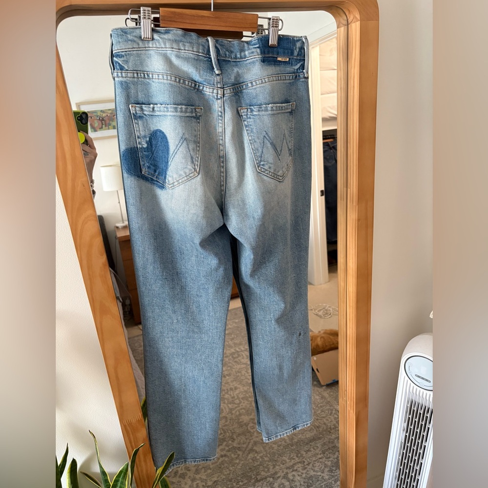 MOTHER Light Blue Denim Jeans